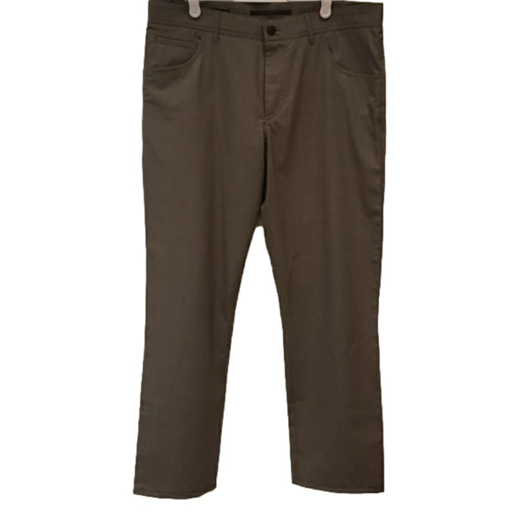ALBERTO Stone Ceramica Modern Fit Mens Chinos Grey 34/34  **length altered to 28